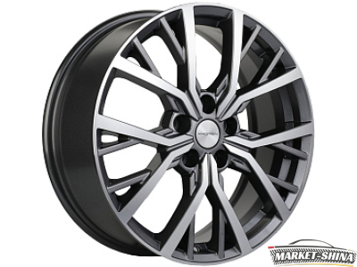 Khomen KHW1806 (Outlander) 7 x 18 5*114.3 Et:38 Dia:67.1 Gray-FP