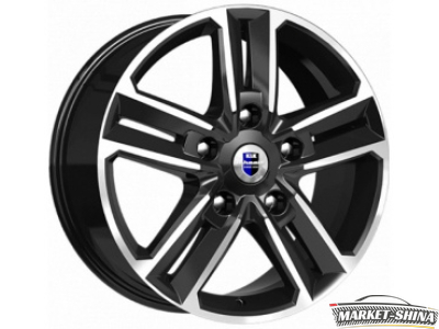 K&K Backfire (КС763) 8 x 18 5*114.3 Et:45 Dia:66.1 Алмаз черный