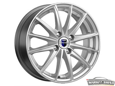 K&K Пойнт Бланк 6 x 15 4*100 Et:50 Dia:60.1 Сильвер