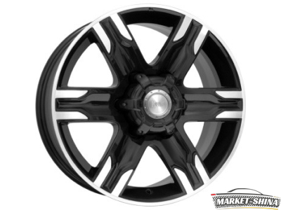 K&K Балеар (КС727) 7.5 x 18 6*139.7 Et:38 Dia:100.1 Алмаз черный