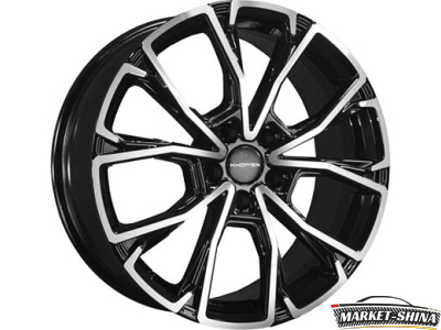 Khomen KHW1907 (Haval Dargo) 7.5 x 19 5*114.3 Et:40 Dia:66.5 Black-FP