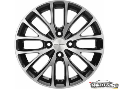 Khomen KHW1506 (Rio I) 6 x 15 4*100 Et:48 Dia:54.1 Black-FP