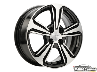 Khomen 1502 6 x 15 4*100 Et:46 Dia:54.1 BLACK-FP