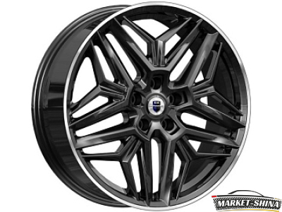 K&K Колумб (КС1038) 7 x 19 5*108 Et:50 Dia:60.1 Алмаз черный